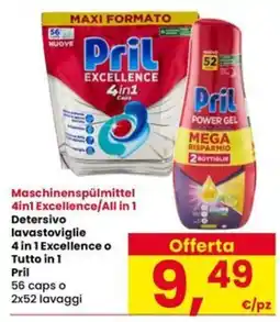 Interspar Pril Excellence 4in1 Caps offerta