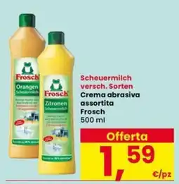 Interspar Crema abrasiva assortita Frosch offerta