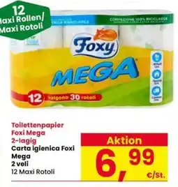 Interspar Toilettenpapier Foxy Mega offerta