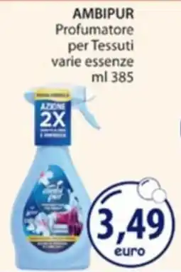 Acqua & Sapone Ambipur profumatore per tessuti varie essenze offerta