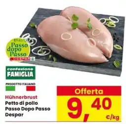 Interspar Hühnerbrust Petto di pollo Passo Dopo Passo Despar offerta