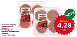 Interspar Hamburger di tacchino o alle erbette Amadori offerta