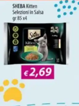 Acqua & Sapone Sheba Kitten Selezioni in Salsa offerta