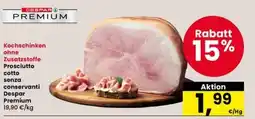 Interspar Prosciutto cotto senza conservanti Despar Premium offerta