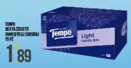 Euroesse Tempo box fazzoletti family pelli sensibili offerta