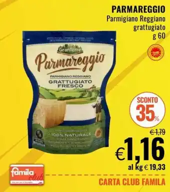Parmareggio Parmigiano Reggiano grattugiato