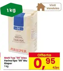 Interspar Farina tipo "00" Blu Rieper offerta