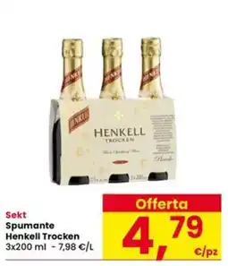 Interspar Sekt Spumante Henkell Trocken offerta