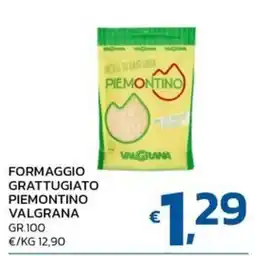 Ok Market Formaggio grattugiato piemontino valgrana offerta