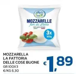Ok Market Mozzarella la fattoria delle cose buone offerta