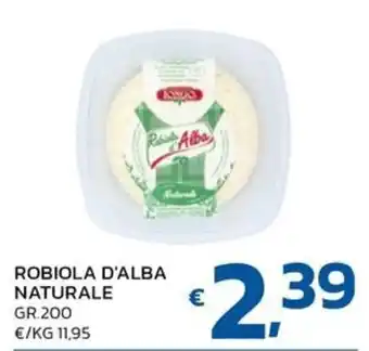 Robiola d'Alba Naturale