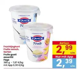 Interspar Fruchtjoghurt Fruits Fage offerta