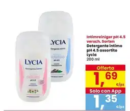 Interspar Detergente intimo Lycia offerta