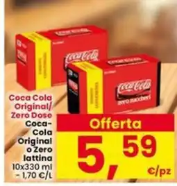 Interspar Coca Cola Original o Zero lattina offerta
