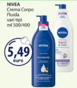 Acqua & Sapone NIVEA Crema Corpo Fluida offerta