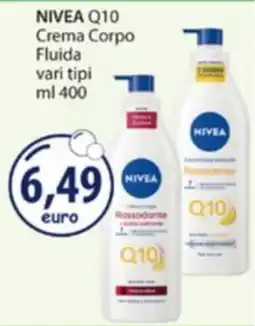 Acqua & Sapone NIVEA Q10 Crema Corpo Fluida offerta