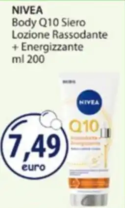 Acqua & Sapone Nivea Body Q10 Siero Lozione Rassodante + Energizzante offerta