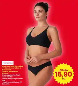 Interspar Linea reggiseni invisibile senza ferretto Cotonella offerta