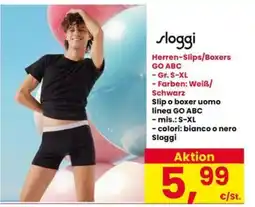 Interspar Slip o boxer uomo linea GO ABC Sloggi offerta