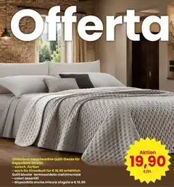Interspar Quilt-Decke Bicolor offerta