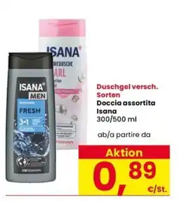 Interspar Duschgel versch. Sorten Doccia assortita Isana offerta