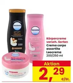 Interspar Crema corpo assortita Leocrema offerta