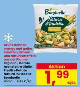 Interspar Fagiolini, Carote Arancioni e Gialle, Piselli e Patate Natura in Padella Bonduelle offerta