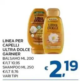 Ok Market Linea per capelli Ultra Dolce Garnier offerta