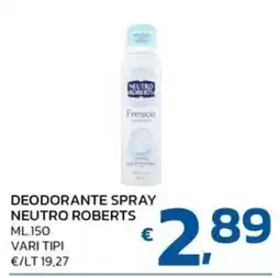 Ok Market Deodorante spray Neutro Roberts offerta