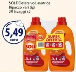Acqua & Sapone Sole Detersivo Lavatrice offerta