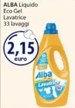 Acqua & Sapone Alba liquido eco gel lavatrice offerta