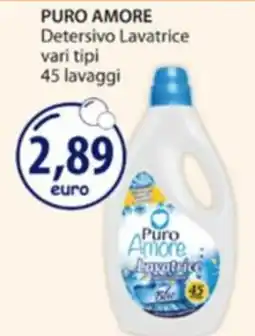 Acqua & Sapone Puro Amore Detersivo Lavatrice offerta