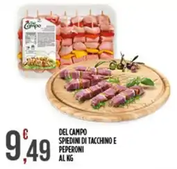 Euroesse Del Campo spiedini di tacchino e peperoni offerta