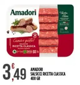 Euroesse Amadori Salsicce Ricetta Classica offerta