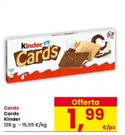Interspar Kinder Cards offerta