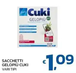 Ok Market Sacchetti gelopiù Cuki offerta