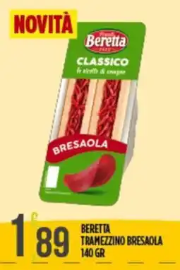 Euroesse Beretta tramezzino bresaola offerta