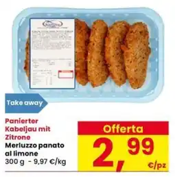 Interspar Merluzzo panato al limone offerta