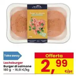 Interspar Fiorital Burger di salmone offerta