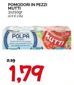 Hardis Pomodori in pezzi Mutti offerta