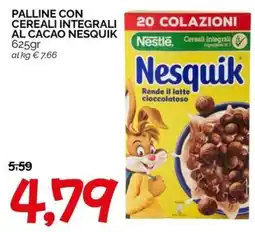 Hardis Palline con cereali integrali al cacao Nesquik offerta