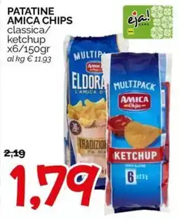Hardis Patatine Amica Chips ketchup offerta