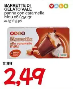 Hardis Barretta di gelato Vale alla caramella mou offerta