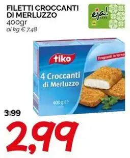 Hardis Tiko filetti croccanti di merluzzo offerta
