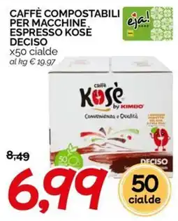 Hardis Caffè Kose by Kimbo Deciso offerta