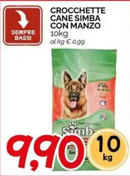 Hardis Crocchette cane Simba con manzo offerta
