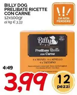 Hardis Billy dog Prelibate Ricette con Carne offerta