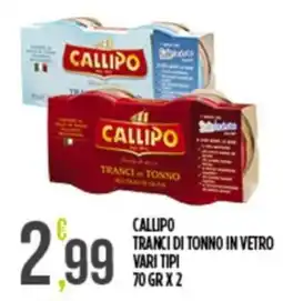 Euroesse Callipo tranci di tonno in vetro offerta