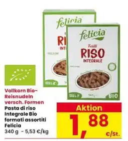 Interspar Fusilli Riso Integrale Bio Felicia offerta