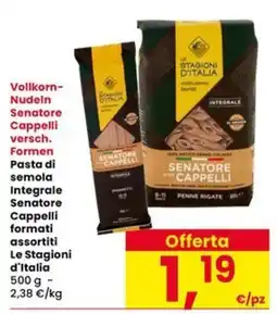 Interspar Pasta di semola integrale Senatori Cappelli offerta